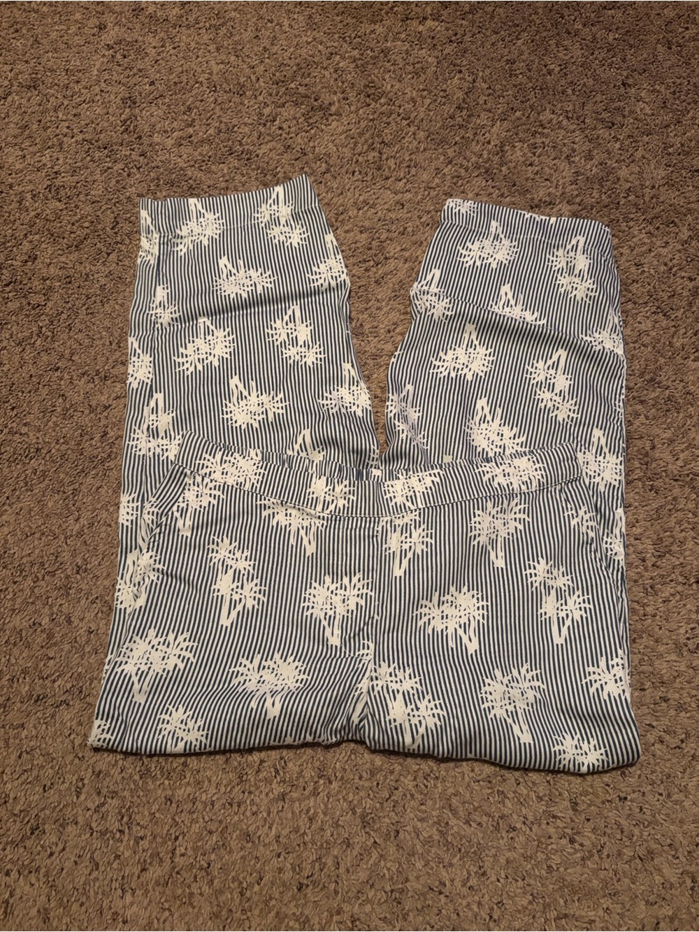 Chico’s Crop Tropical Pants 0 4 6